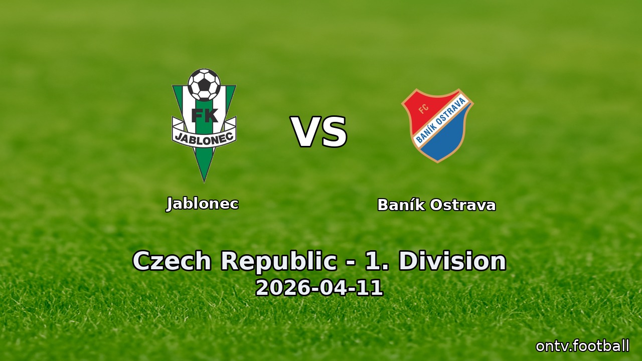 Jablonec vs Baník Ostrava