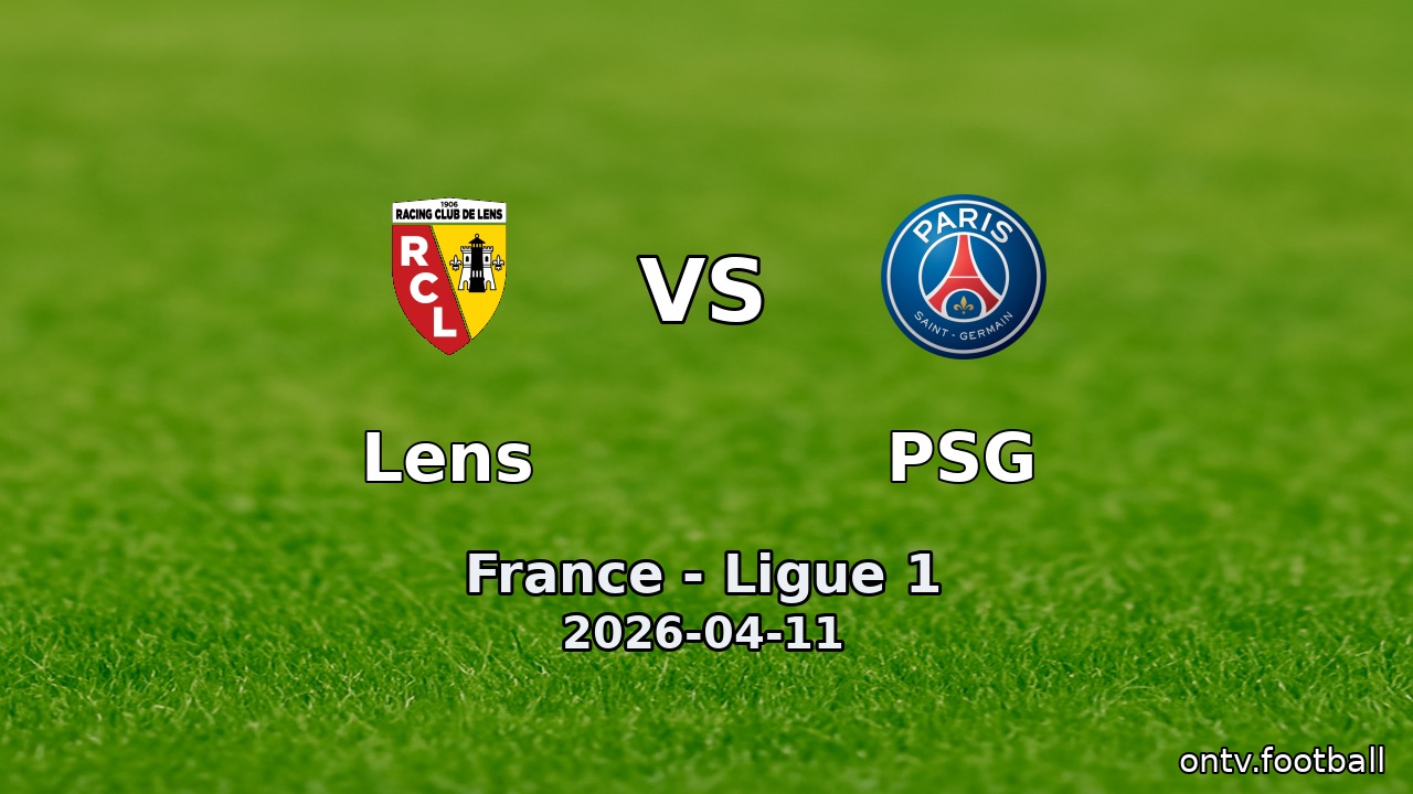 Lens vs PSG