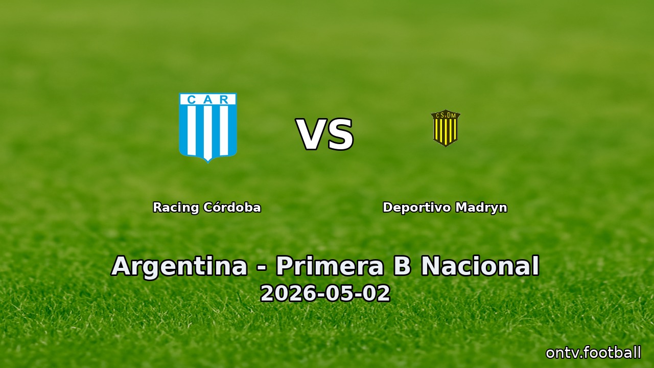 Racing Córdoba vs Deportivo Madryn