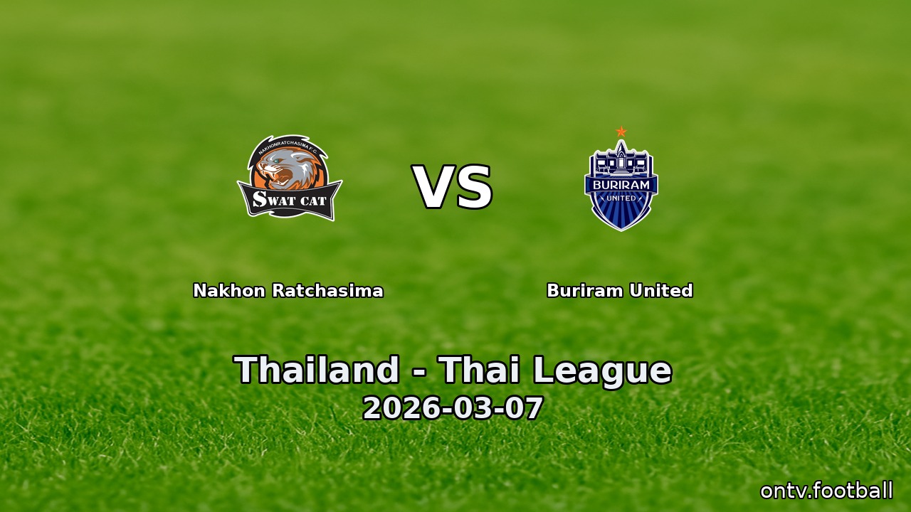 Nakhon Ratchasima vs Buriram United