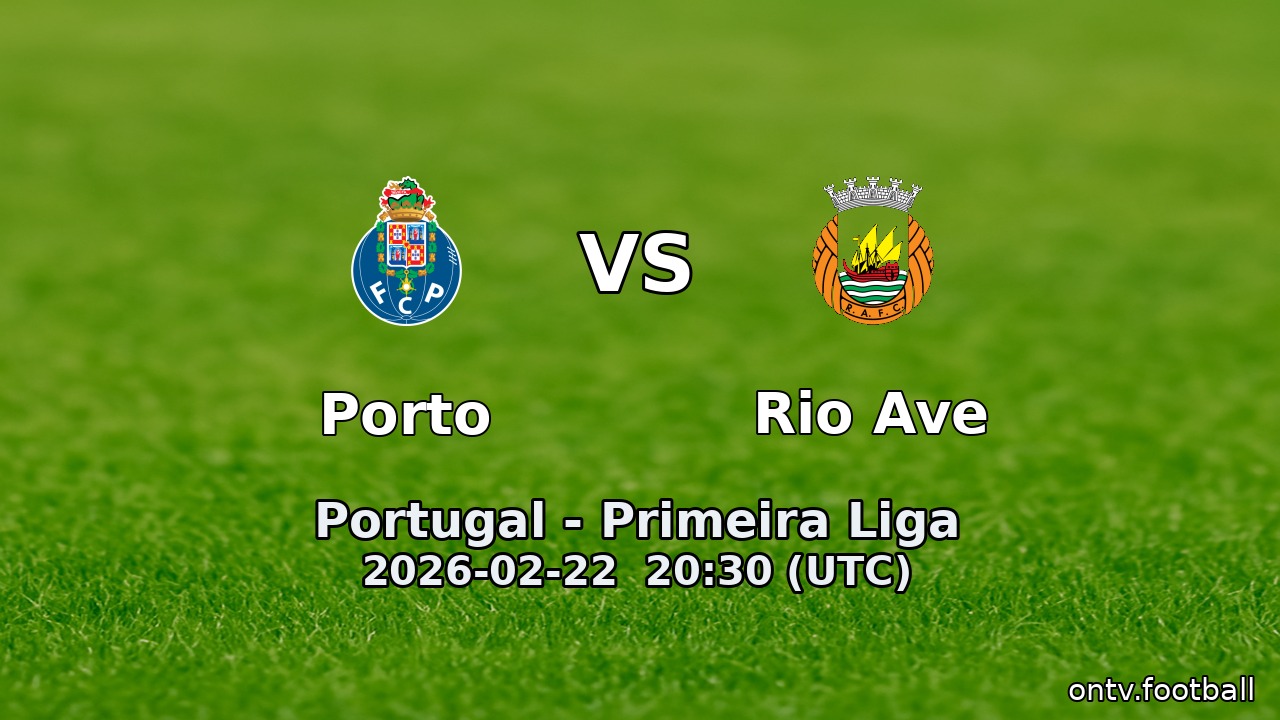 Porto vs Rio Ave