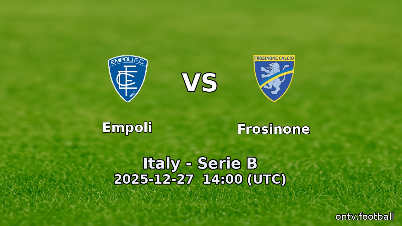 Empoli vs Frosinone