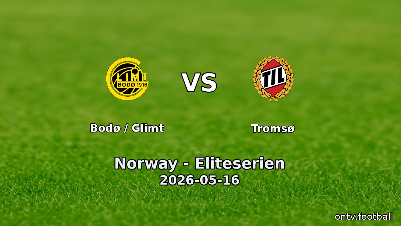Bodø / Glimt vs Tromsø
