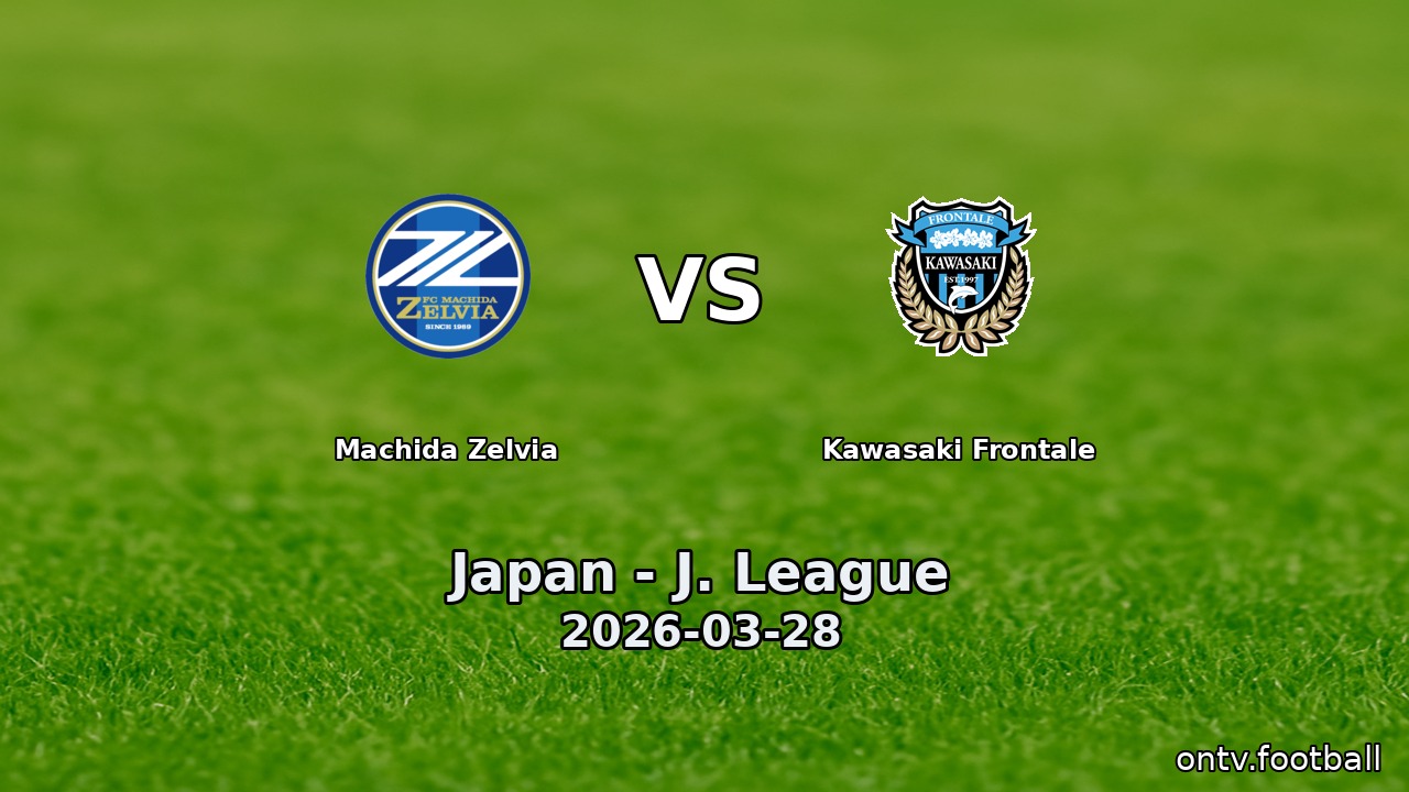 Machida Zelvia vs Kawasaki Frontale