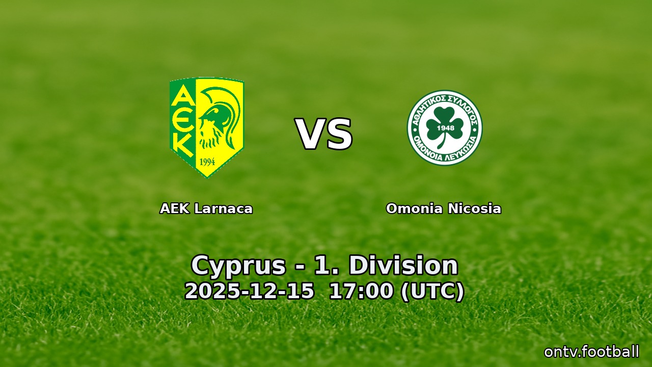 AEK Larnaca vs Omonia Nicosia