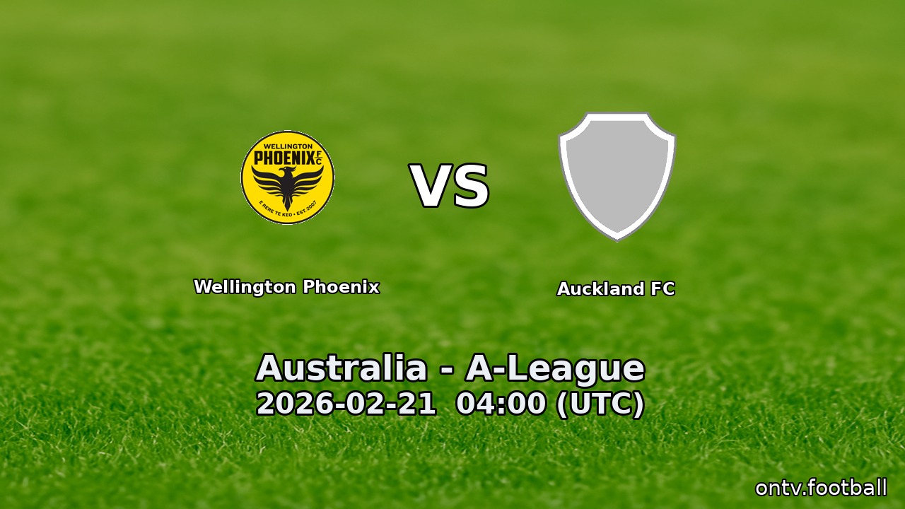 Wellington Phoenix vs Auckland FC