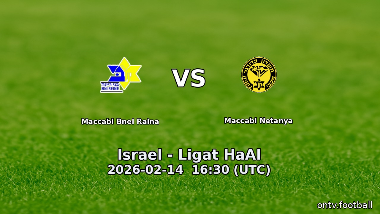 Maccabi Bnei Raina vs Maccabi Netanya
