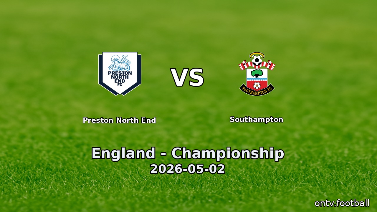 Preston North End vs Southampton