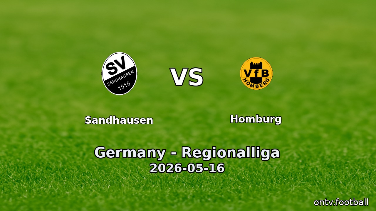 Sandhausen vs Homburg