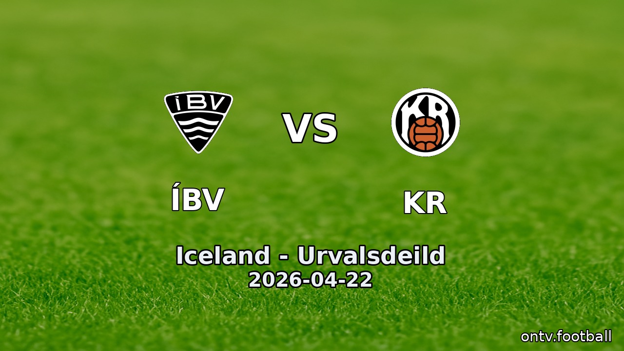 ÍBV vs KR