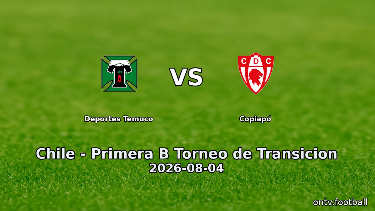 Deportes Temuco vs Copiapó