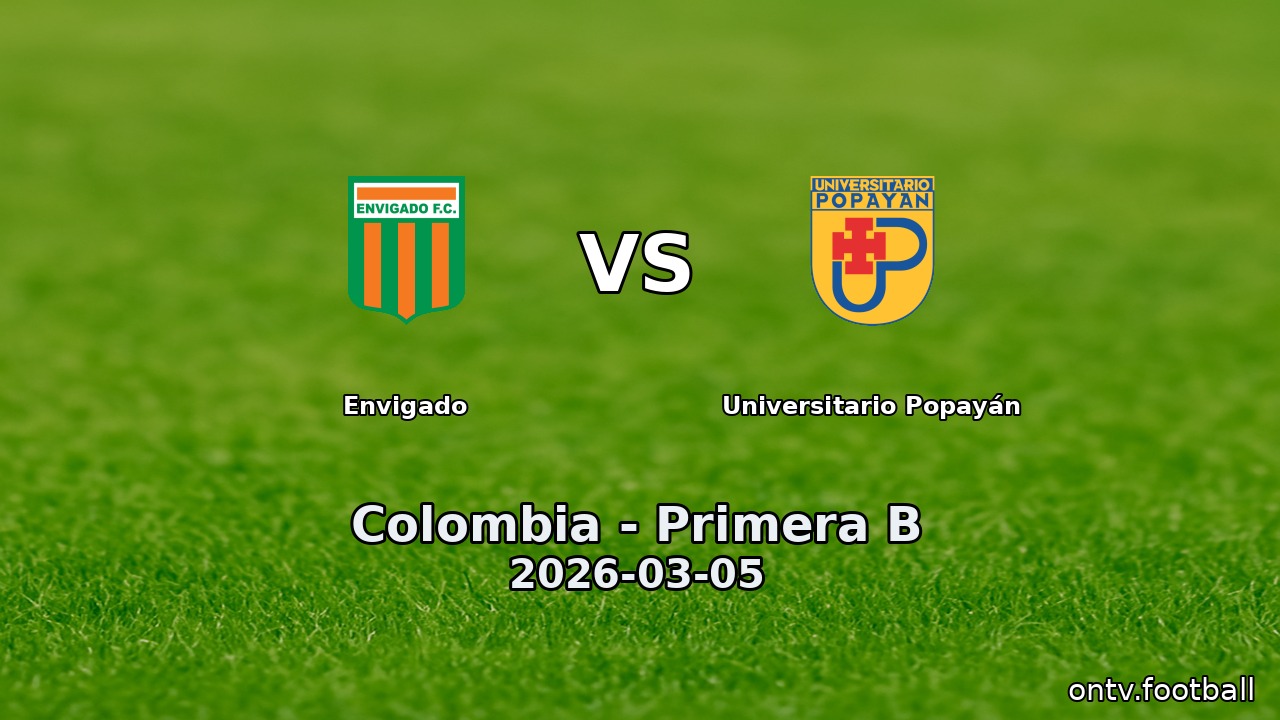 Envigado vs Universitario Popayán