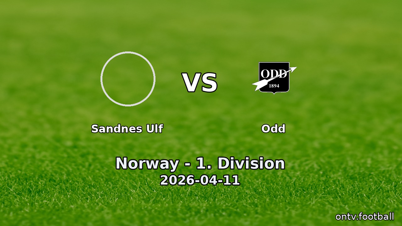 Sandnes Ulf vs Odd
