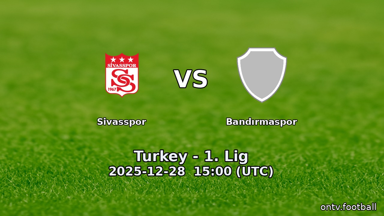 Sivasspor vs Bandırmaspor