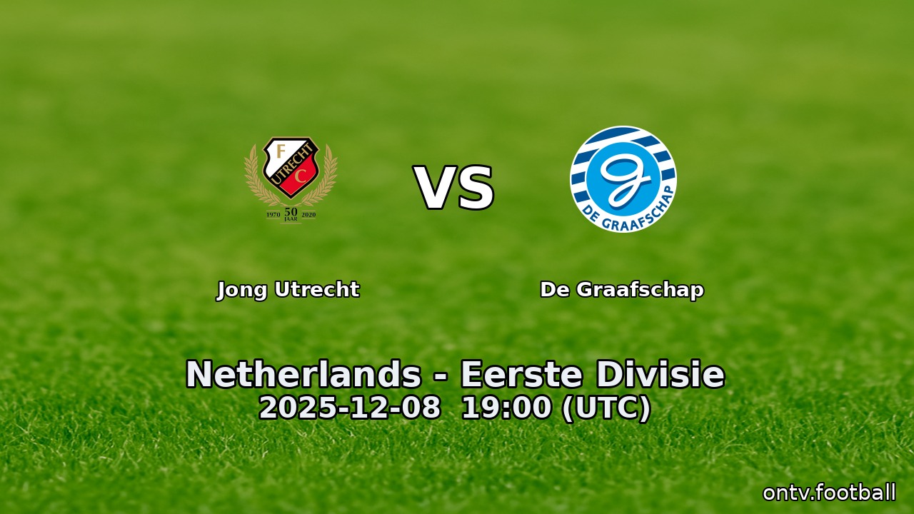 Jong Utrecht vs De Graafschap