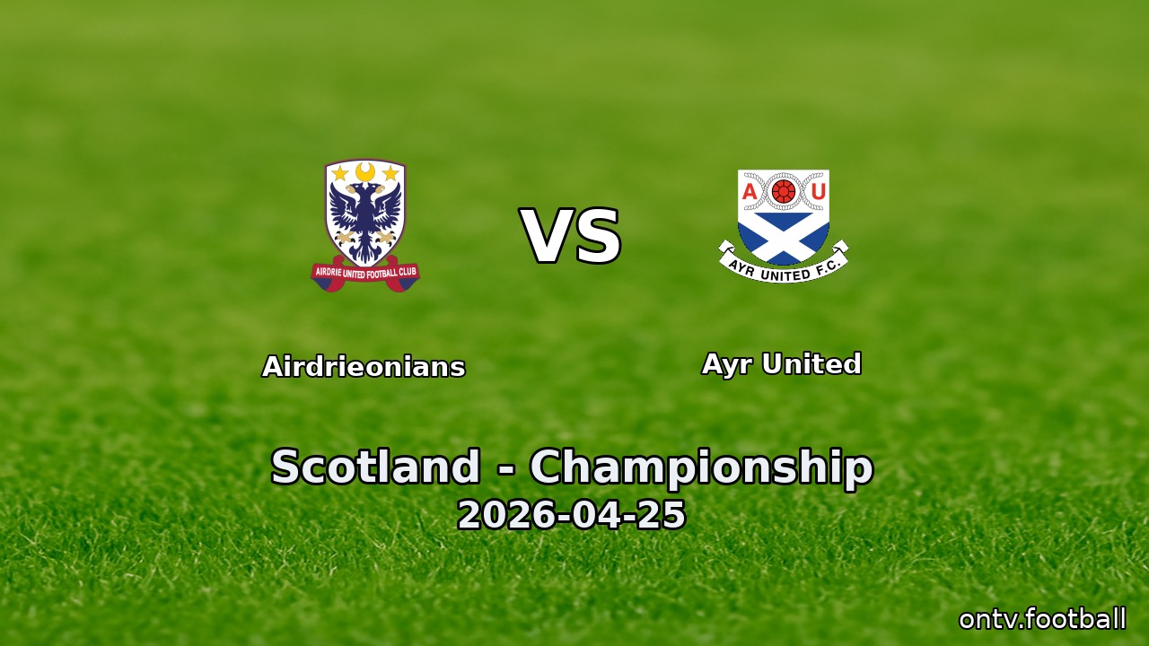 Airdrieonians vs Ayr United