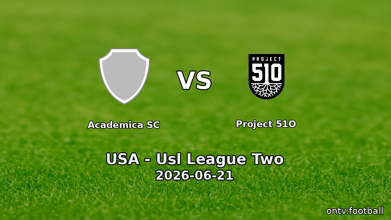 Academica SC vs Project 51O