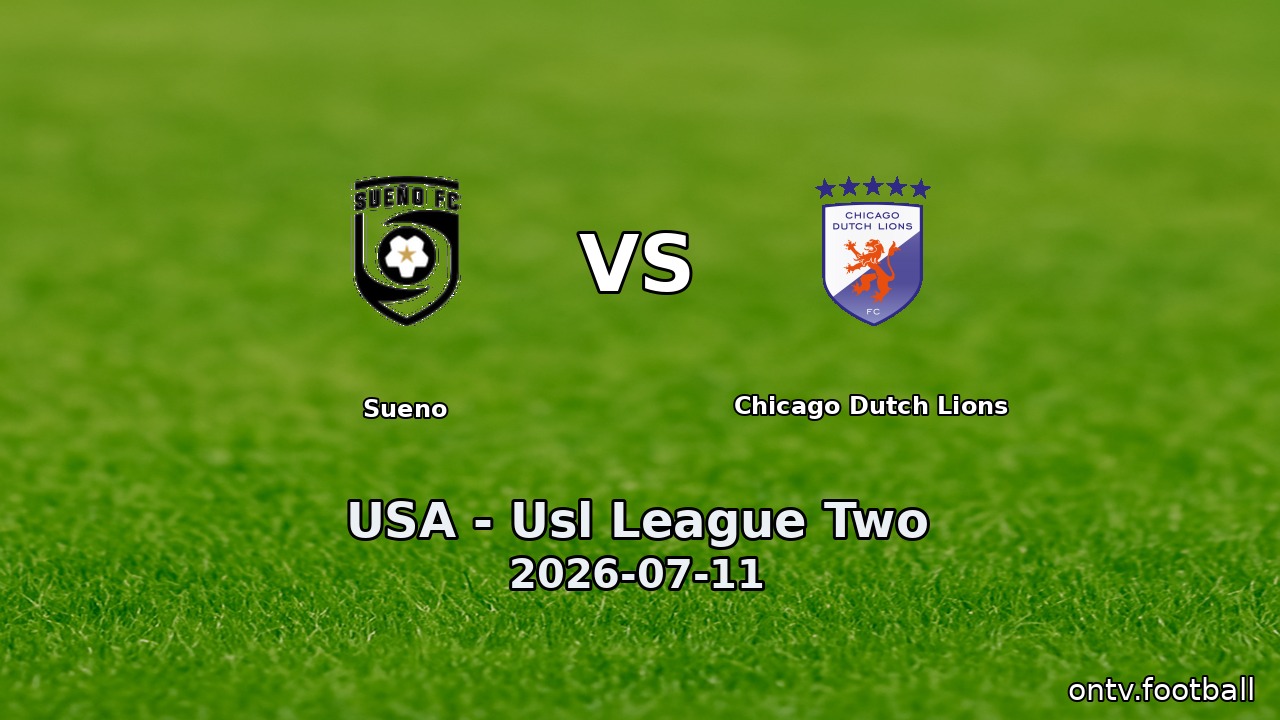 Sueno vs Chicago Dutch Lions