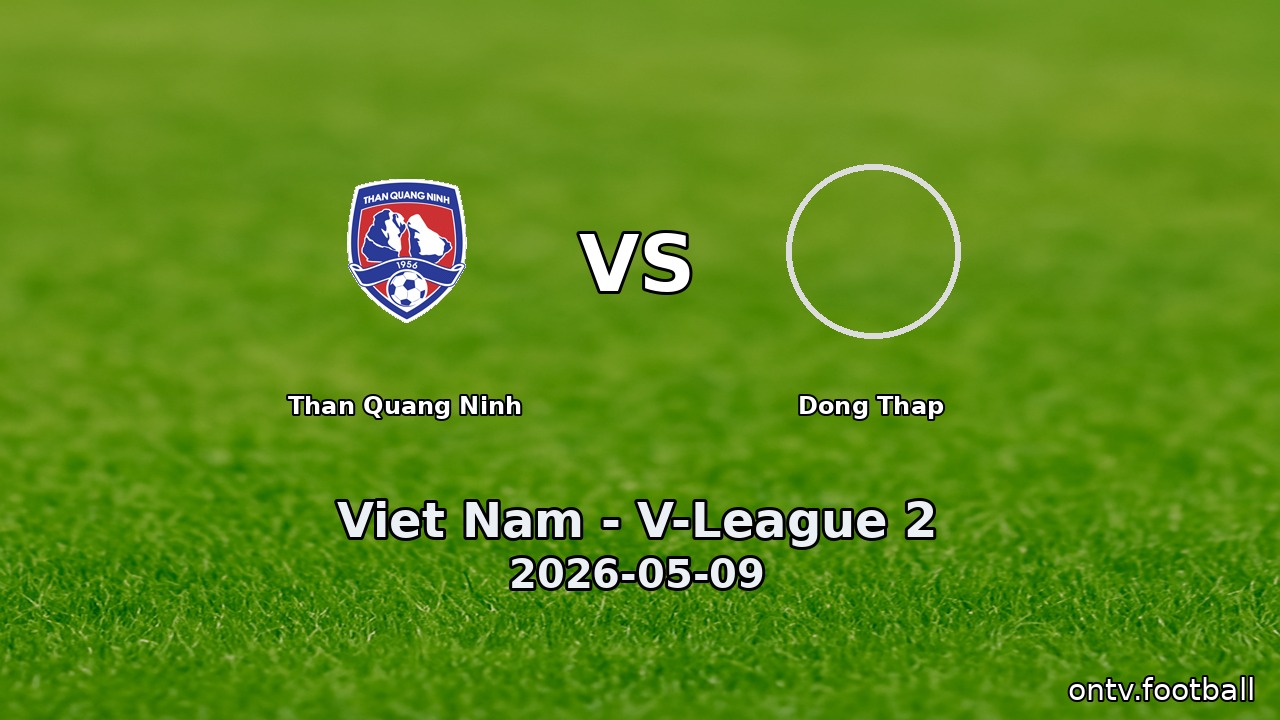 Than Quang Ninh vs Dong Thap