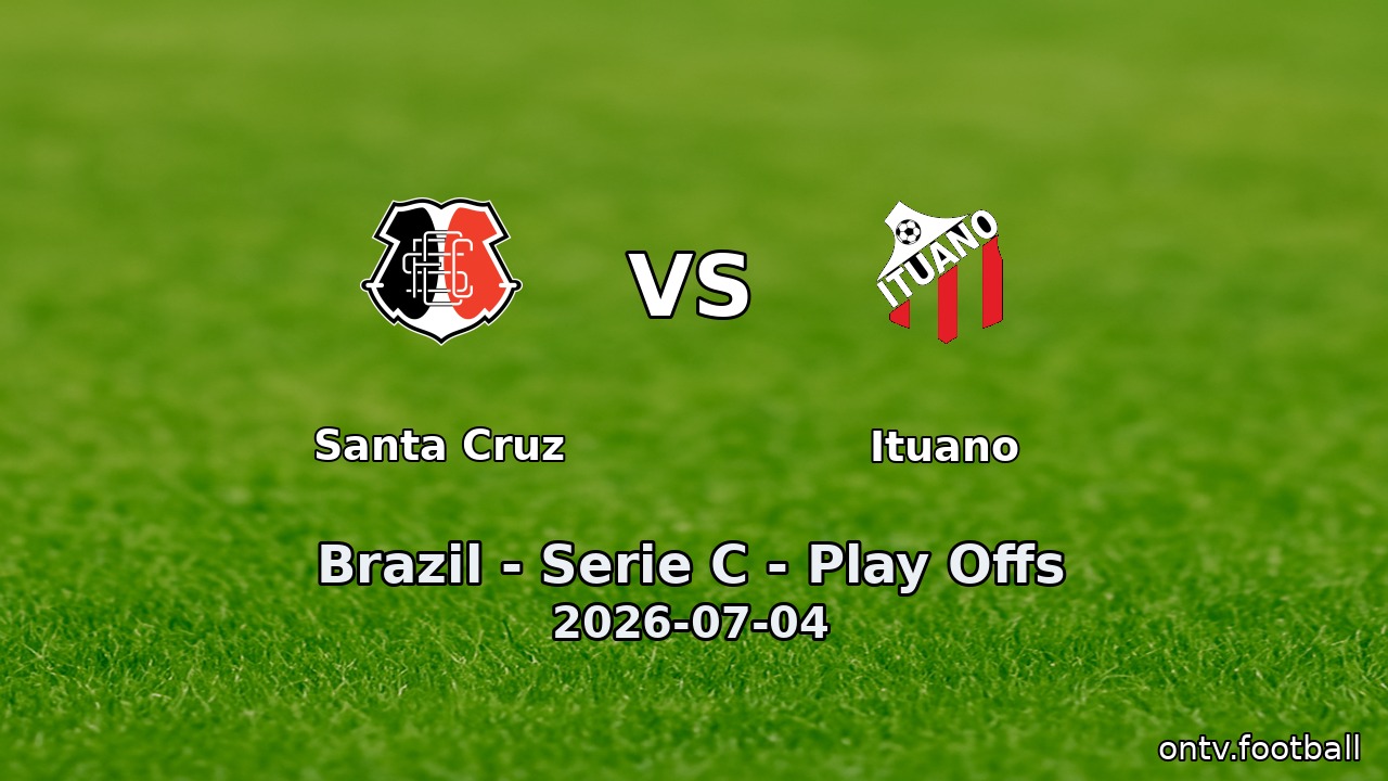 Santa Cruz vs Ituano