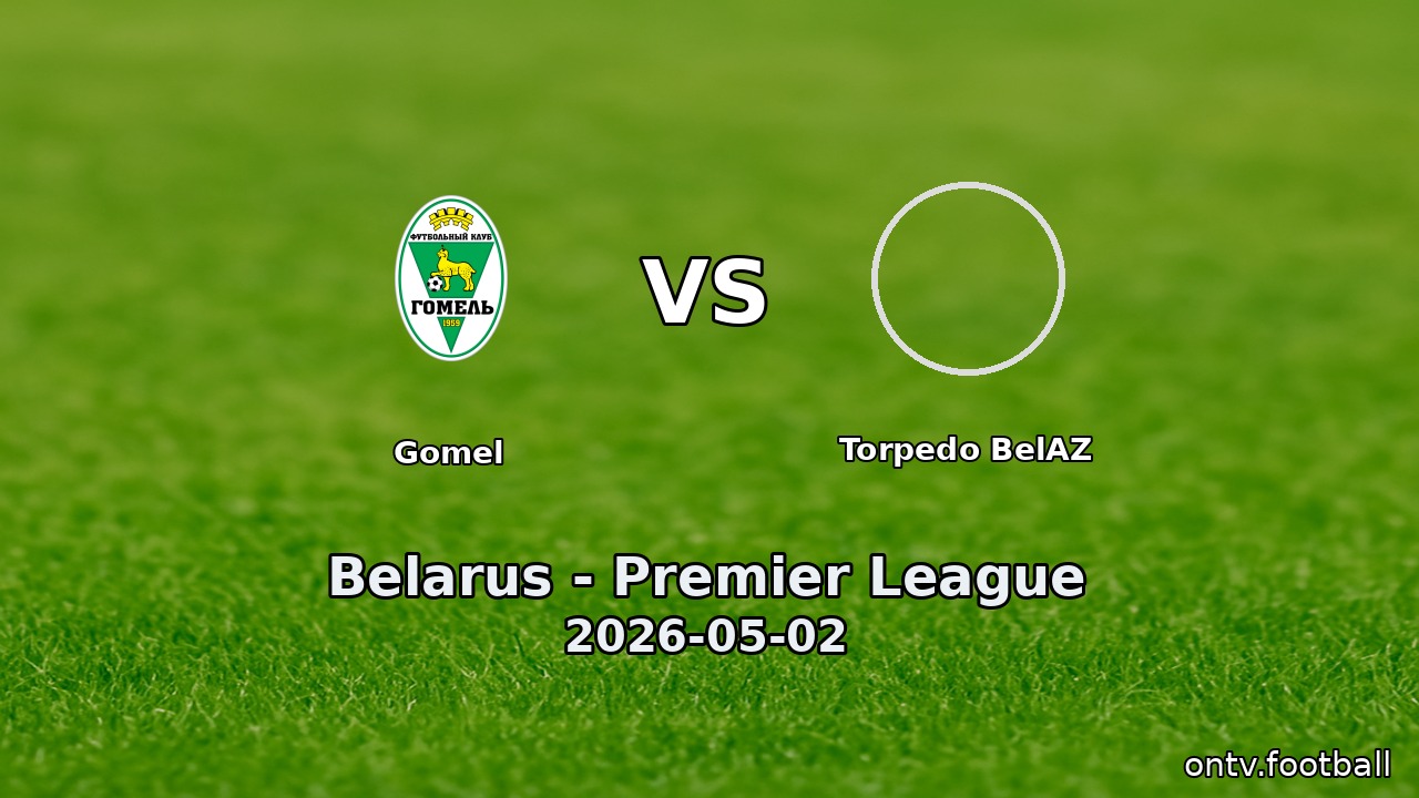 Gomel vs Torpedo BelAZ