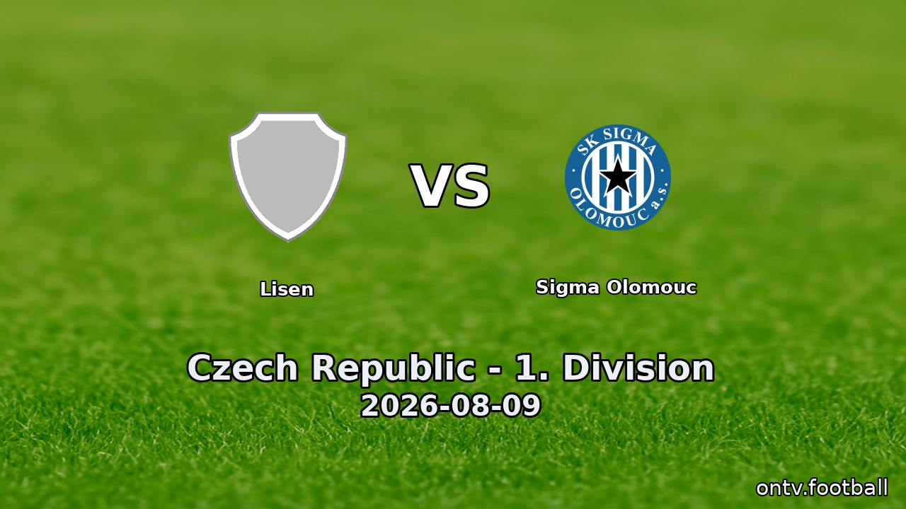 Lisen vs Sigma Olomouc