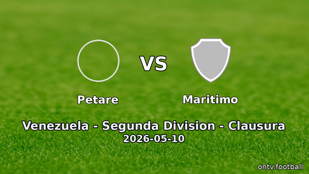 Petare vs Maritimo