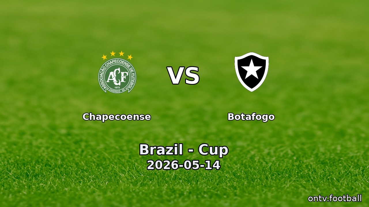 Chapecoense vs Botafogo