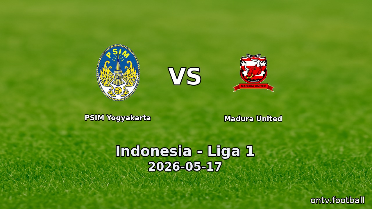 PSIM Yogyakarta vs Madura United