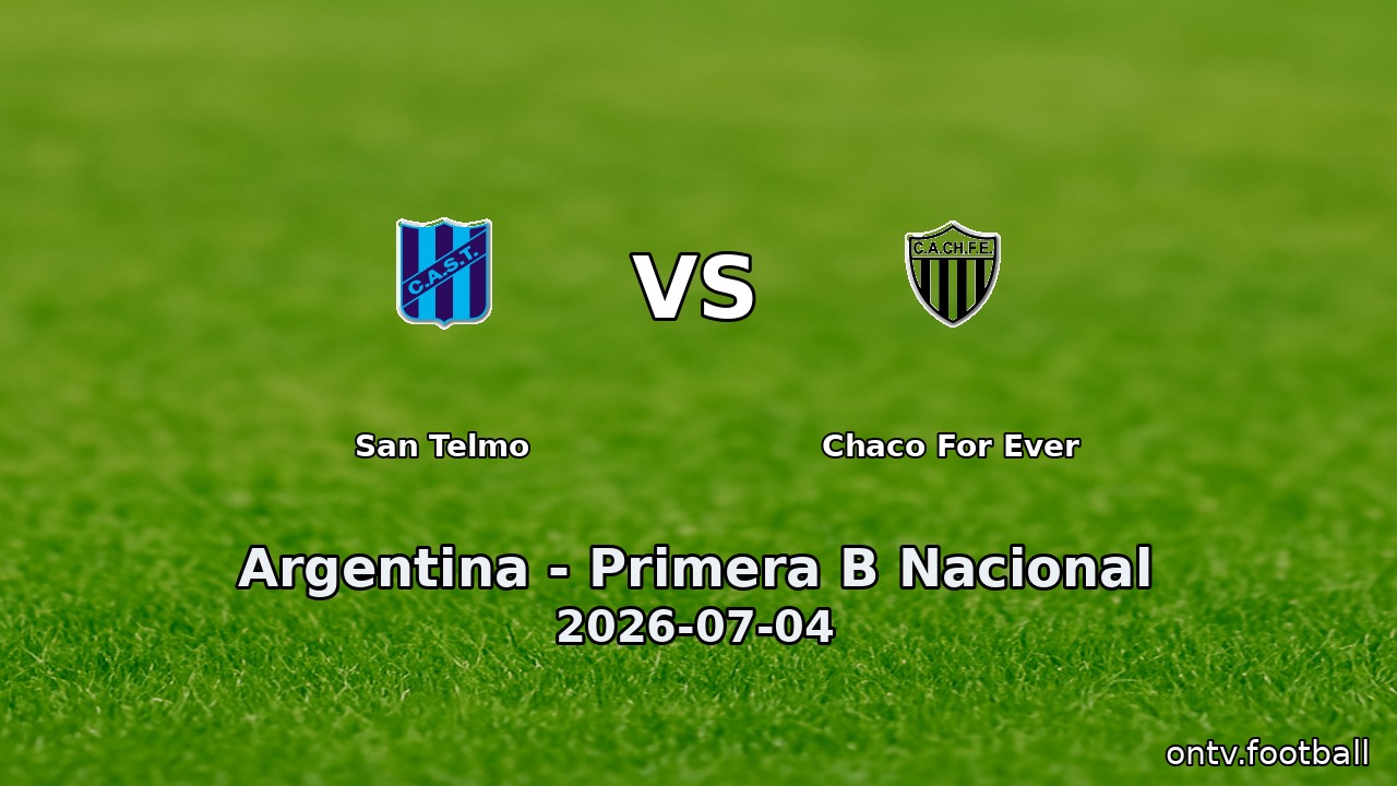 San Telmo vs Chaco For Ever