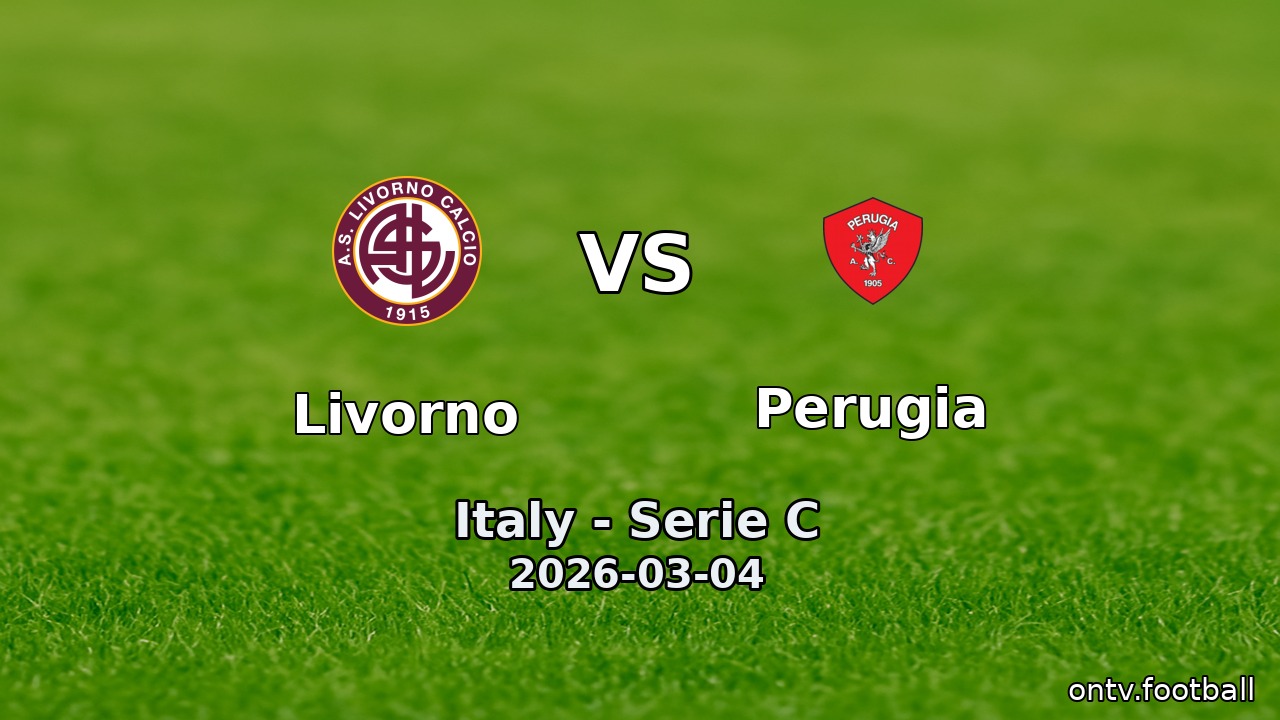 Livorno vs Perugia