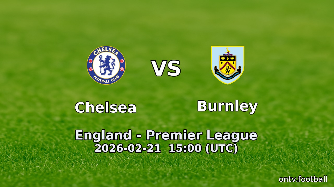Chelsea vs Burnley