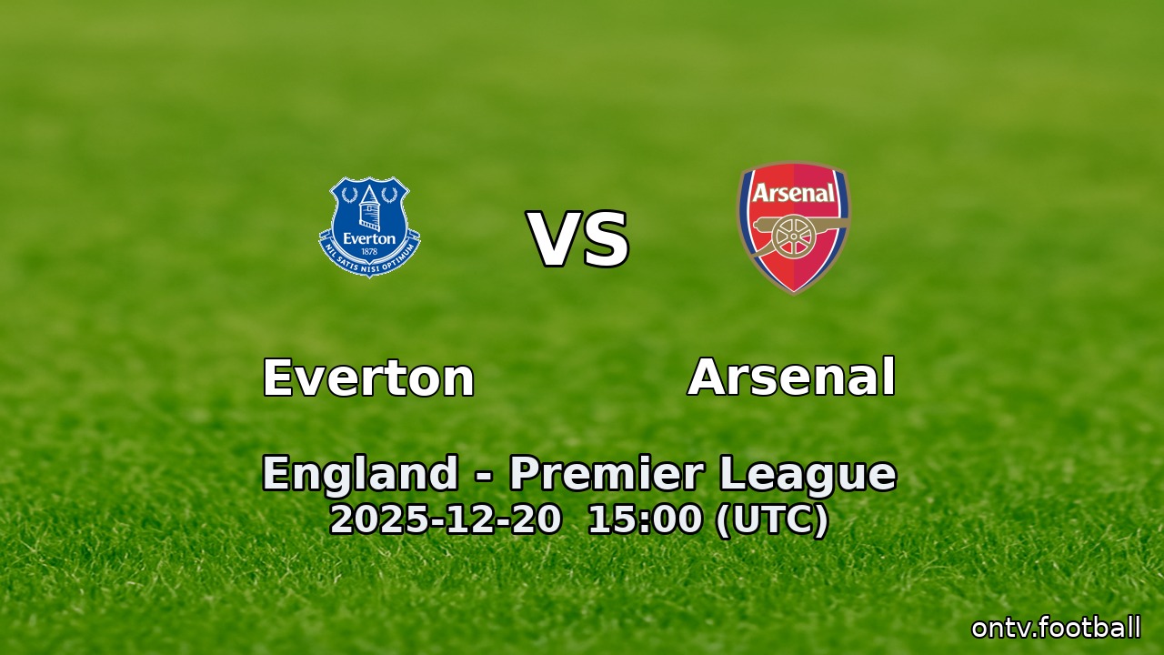 Everton vs Arsenal