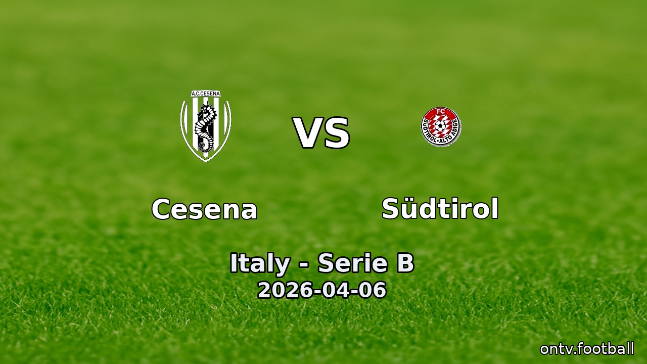 Cesena vs Südtirol
