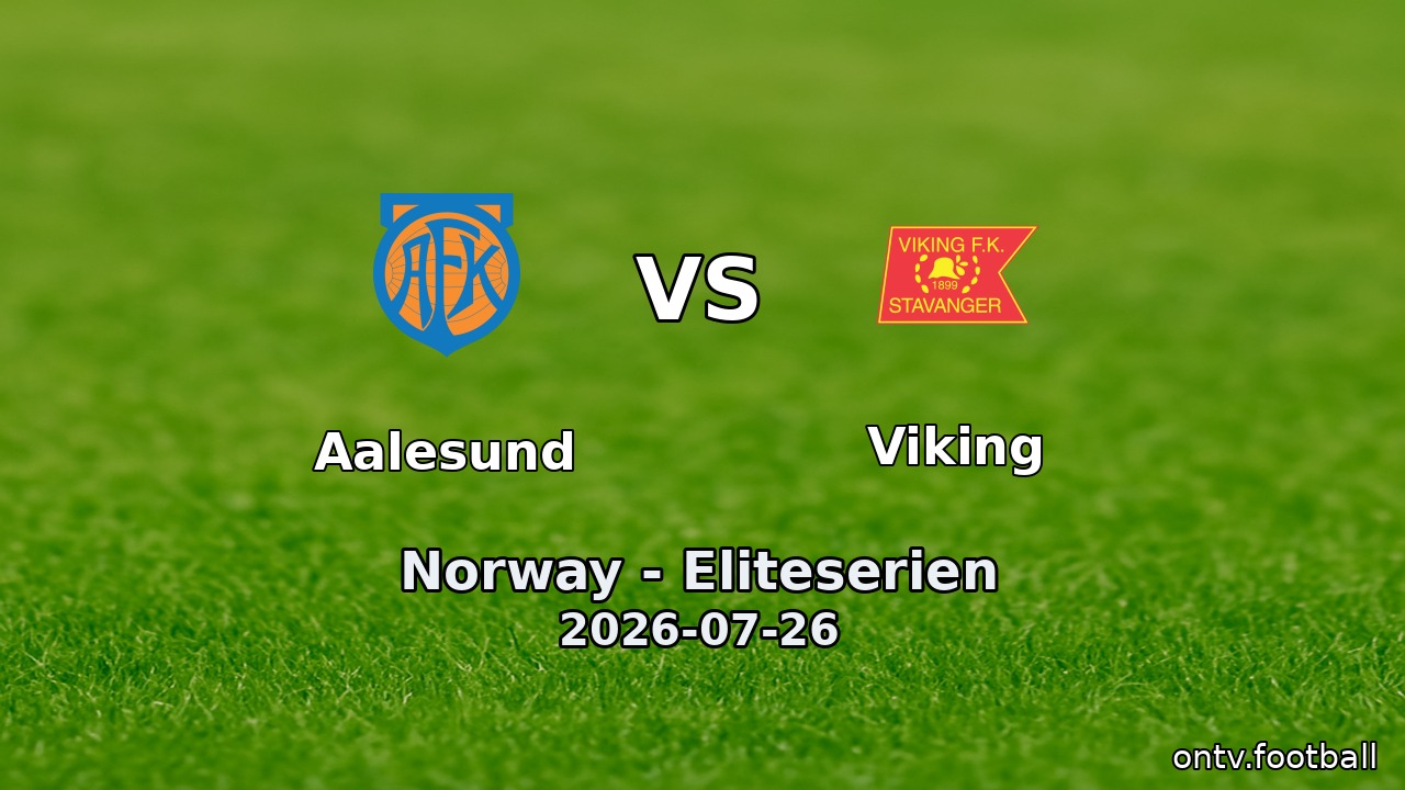 Aalesund vs Viking