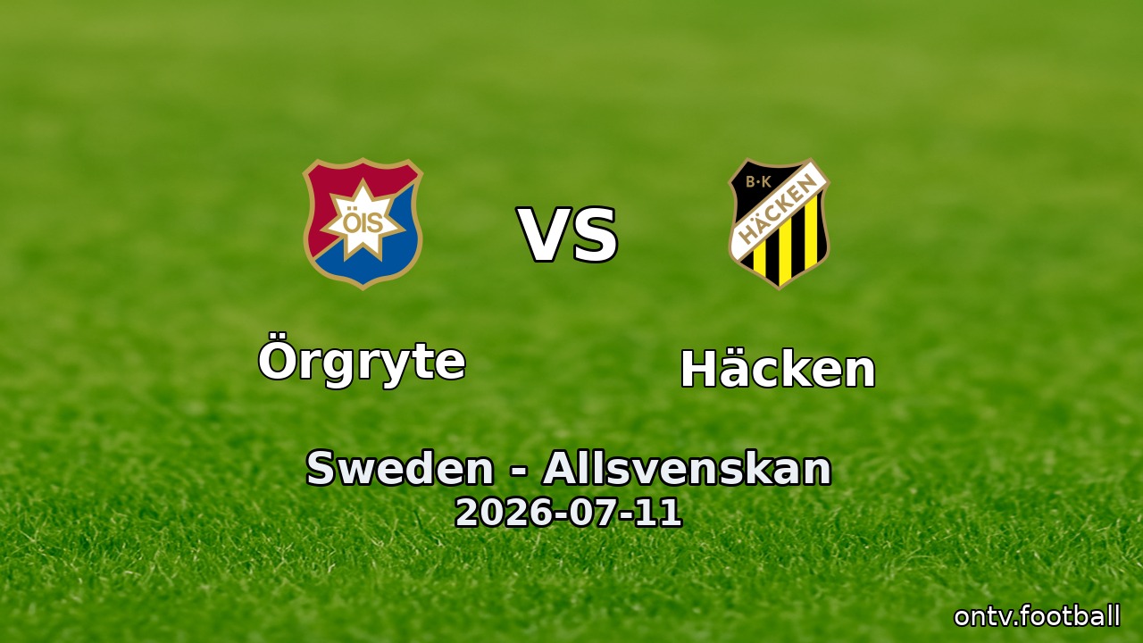Örgryte vs Häcken