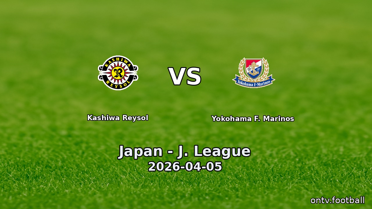 Kashiwa Reysol vs Yokohama F. Marinos