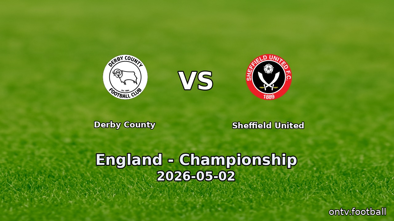 Derby County vs Sheffield United