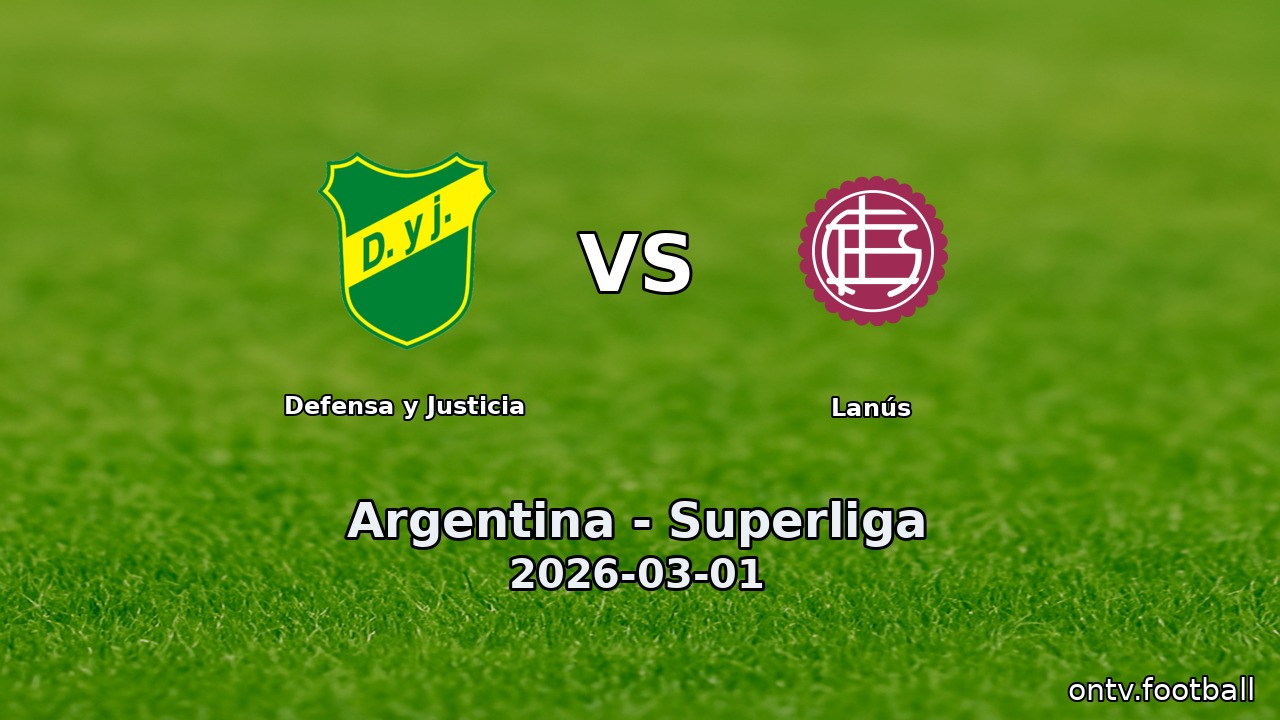 Defensa y Justicia vs Lanús