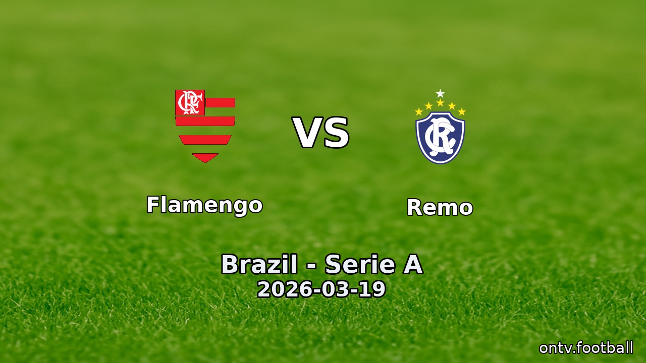 Flamengo vs Remo
