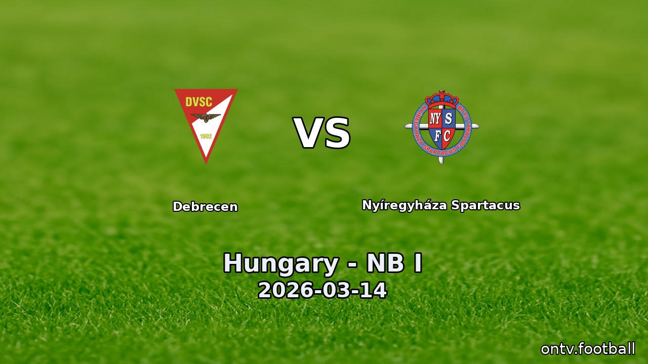 Debrecen vs Nyíregyháza Spartacus