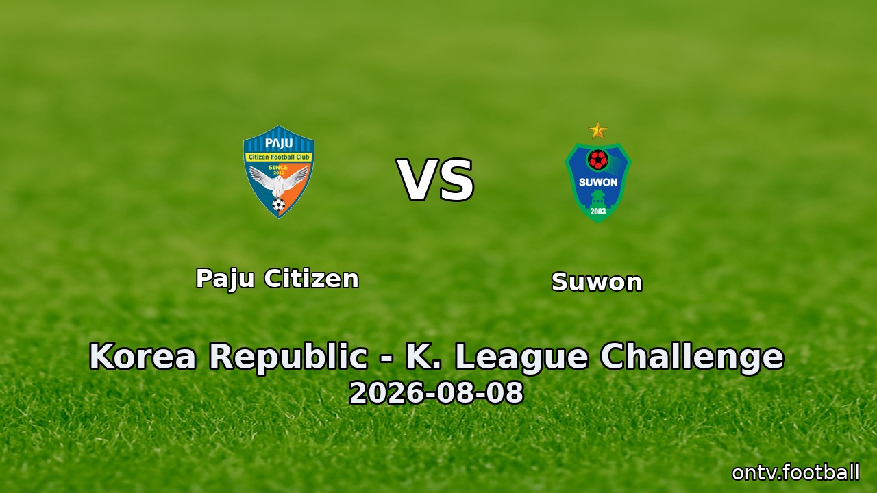 Paju Citizen vs Suwon