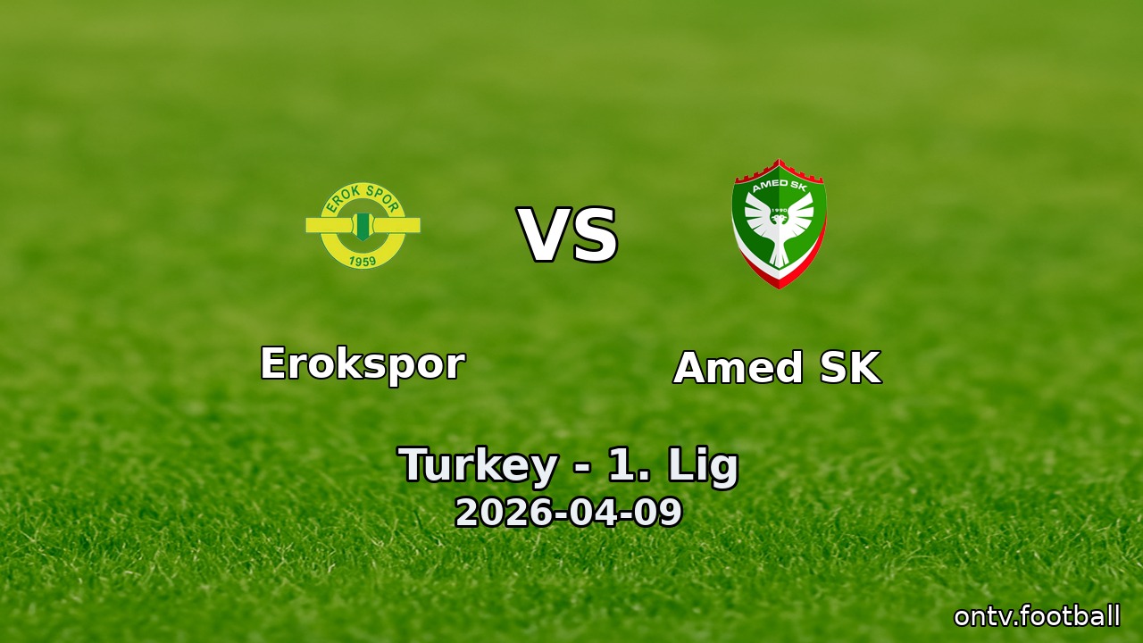 Erokspor vs Amed SK