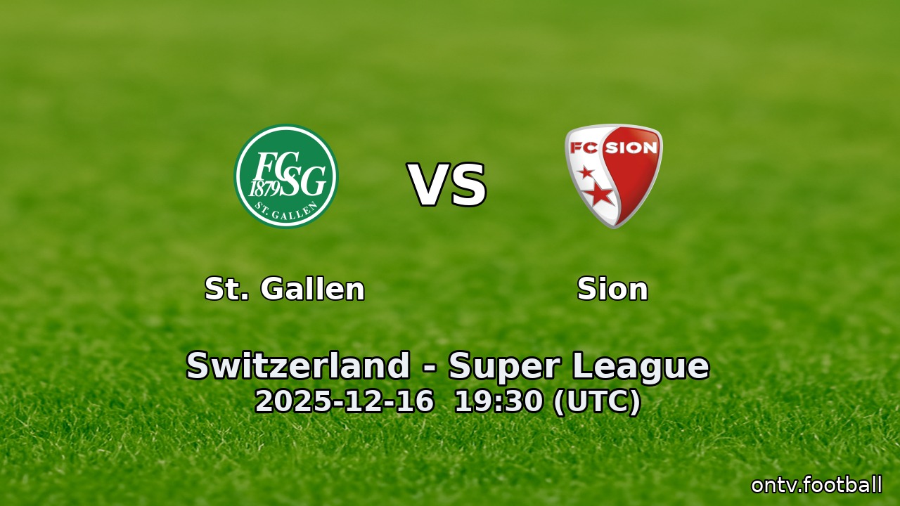 St. Gallen vs Sion