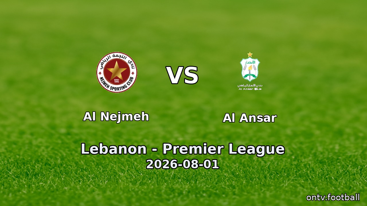 Al Nejmeh vs Al Ansar