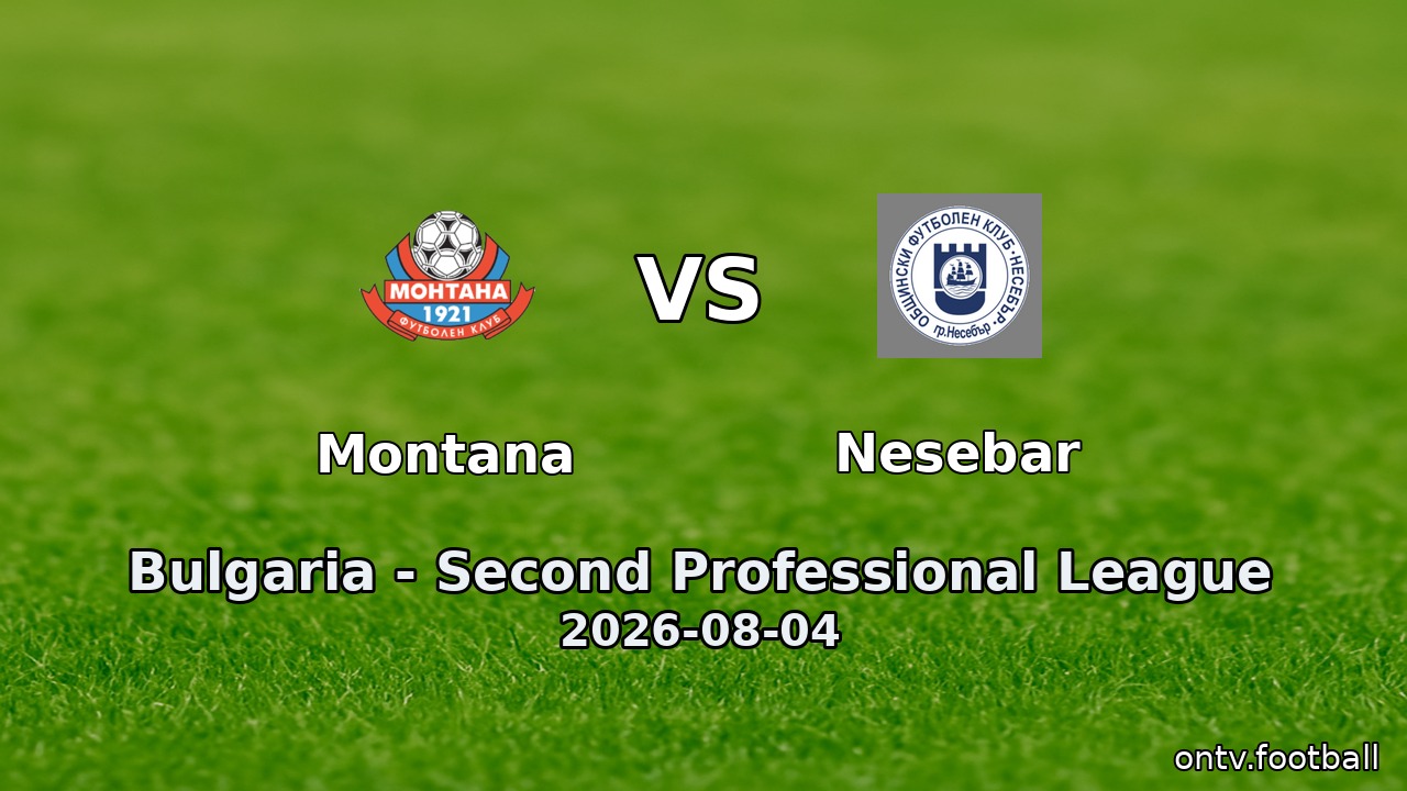 Montana vs Nesebar