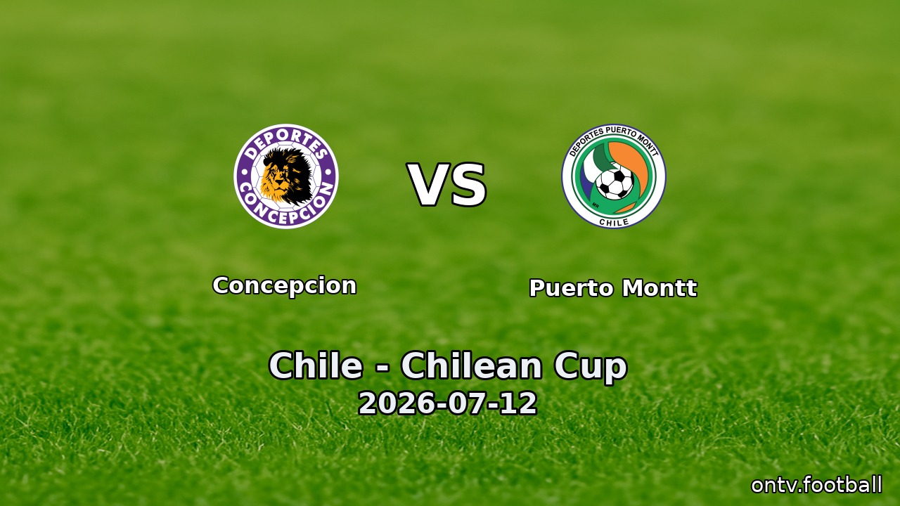 Concepcion vs Puerto Montt