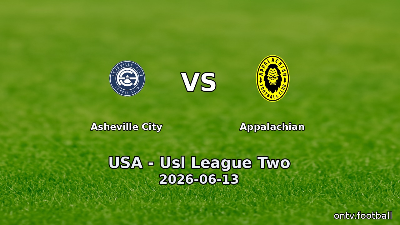 Asheville City vs Appalachian