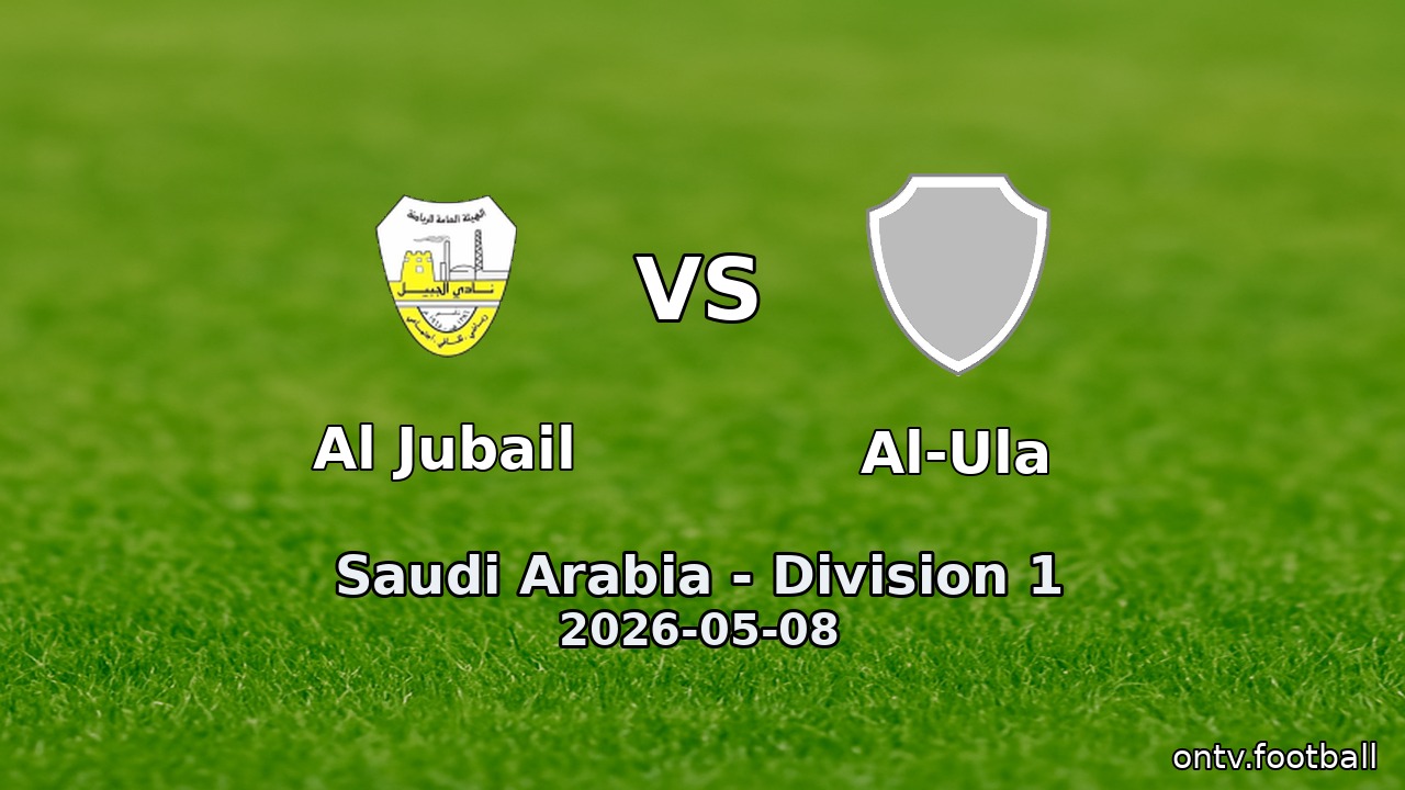 Al Jubail vs Al-Ula