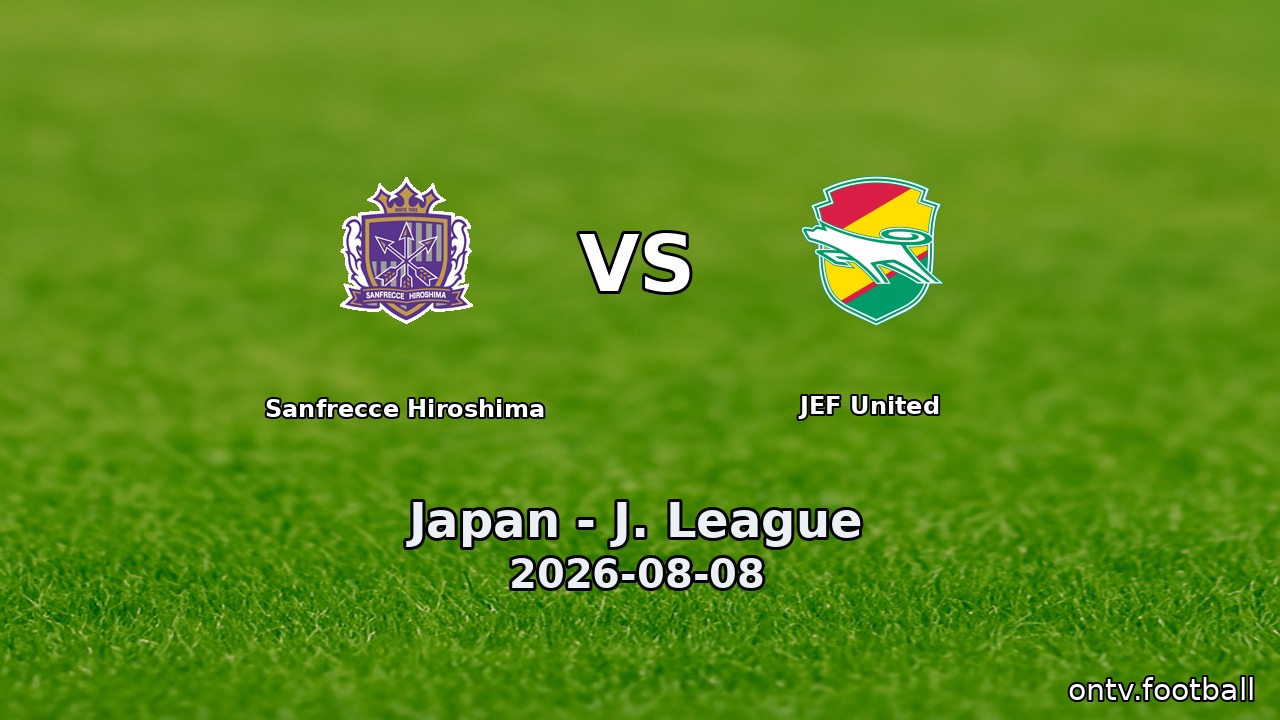 Sanfrecce Hiroshima vs JEF United